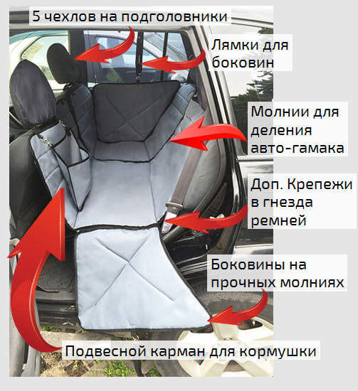 автогамака трансформер схема использования комплект